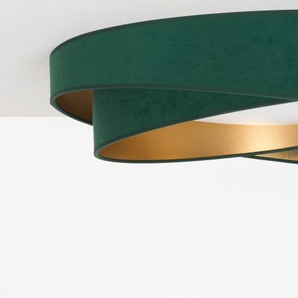 BRILAGI - LED stropno svetilo VELVET TWIST LED/24W/230V 4000K Ø 55 cm zelena/zlata