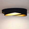BRILAGI - LED stropna svetilka VELVET TWIST z možnostjo zatemnitve LED/36W/230V 3000-6000K premer 65 cm Wi-Fi Tuya Beacon modra/zlata + daljinski upravljalnik
