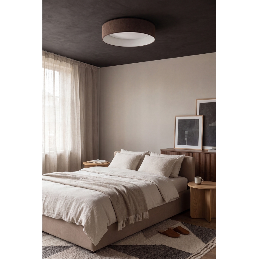 Brilagi - LED stropna svetilka VELVET VARI LED/24W/230V 3000/4000/6500K Ø 45 cm rjava