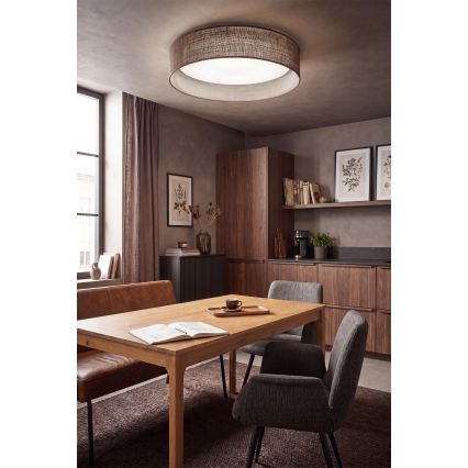 Brilagi - LED stropna svetilka VELVET VARI LED/24W/230V 3000/4000/6500K Ø 45 cm rjava