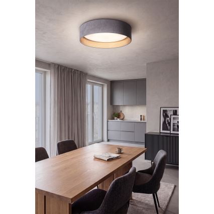 Brilagi - LED stropna svetilka VELVET VARI LED/24W/230V 3000/4000/6500K premer 45 cm siva/zlata