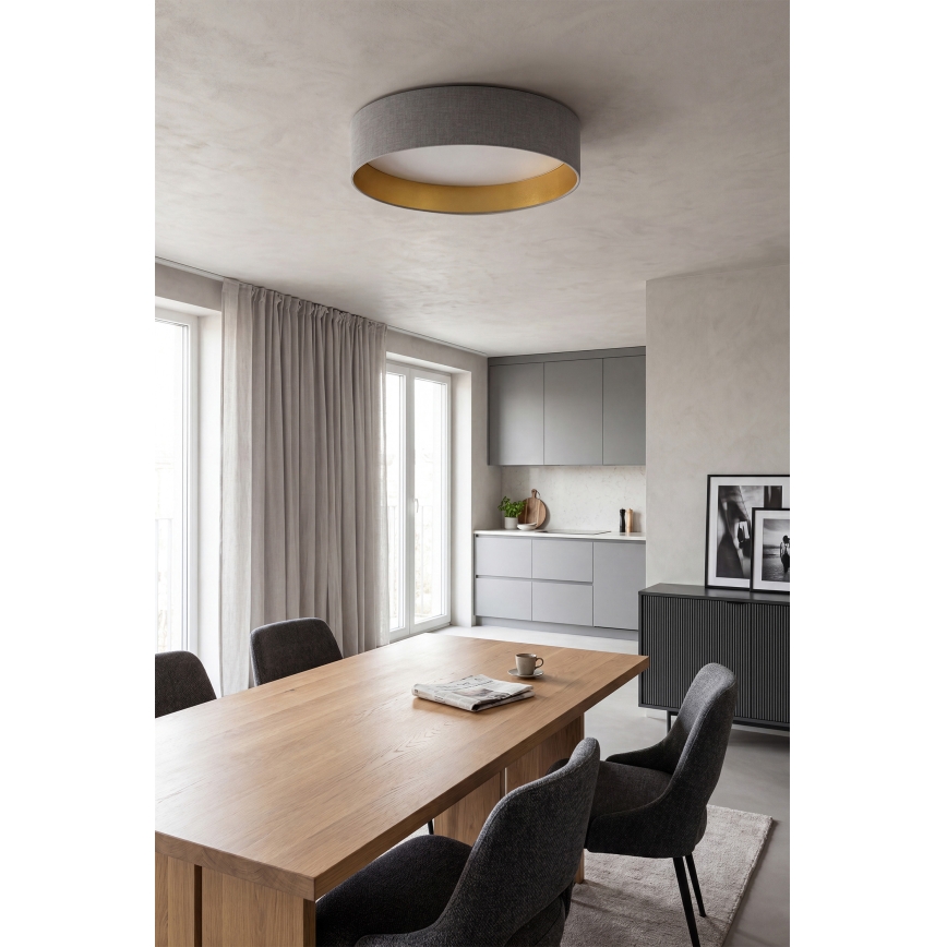 Brilagi - LED stropna svetilka VELVET VARI LED/24W/230V 3000/4000/6500K premer 45 cm siva/zlata