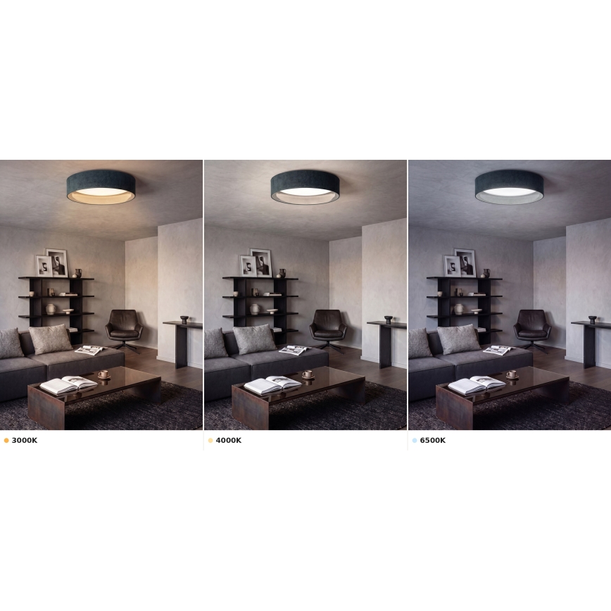 Brilagi - LED stropna svetilka VELVET VARI LED/24W/230V, 3000/4000/6500 K, premer 45 cm, zelena