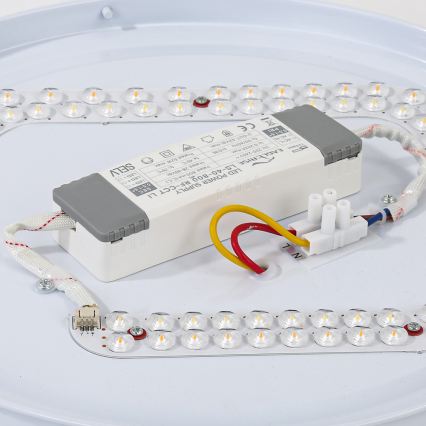 Brilagi - LED stropna svetilka WOODROUND LED/30W/230V 3000/4000/6000K premer 40 cm les CRI 90