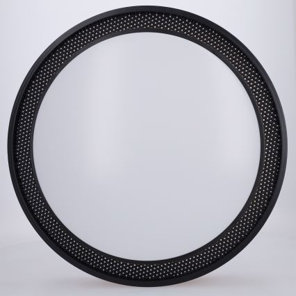 Brilagi - LED stropna svetilka COCI z možnostjo zatemnitve LED/48W/230V 3000-6500K, premer 39 cm, dekor lesa/črna + daljinski upravljalnik