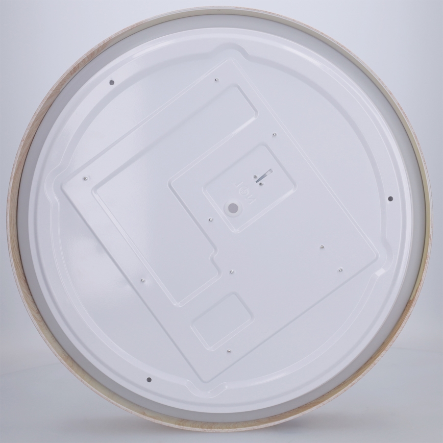 Brilagi - LED stropna svetilka COCI z možnostjo zatemnitve LED/48W/230V 3000-6500K, premer 39 cm, dekor lesa/črna + daljinski upravljalnik
