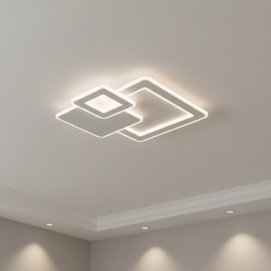 BRILAGI - LED Zatemnljivo stropno svetilo MODERN LED/93W/230V 3000-6000K 48,5x48,5 cm + daljinski upravljalnik