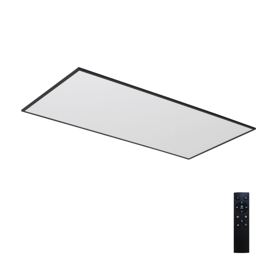 Brilagi - Zatemnjevalno LED stropno svetilo SLIMFRAME LED/80W/230V 120x60 cm 3000-6000K črna + daljinski upravljalnik