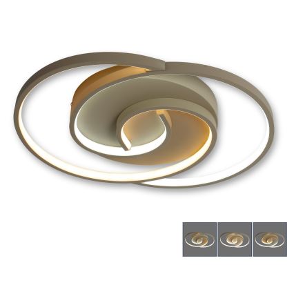 BRILAGI - LED Zatemnljivo stropno svetilo VELO LED/70W/230V 3000-6500K 38x47,8 cm bež + daljinski upravljalnik