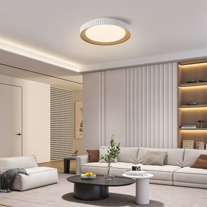 Brilagi - zatemnljivo stropno LED svetilo NEXO LED/48W/230V 3000-6000K, belo, premer 43 cm + daljinski upravljalnik
