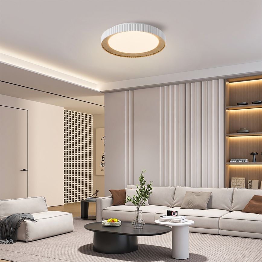 Brilagi - zatemnljivo stropno LED svetilo NEXO LED/48W/230V 3000-6000K, belo, premer 43 cm + daljinski upravljalnik