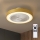 Brilagi - LED stropna svetilka z vgrajenim ventilatorjem in možnostjo zatemnitve LED/38W/230V 3000-6500K premer 50 cm zlata + daljinski upravljalnik