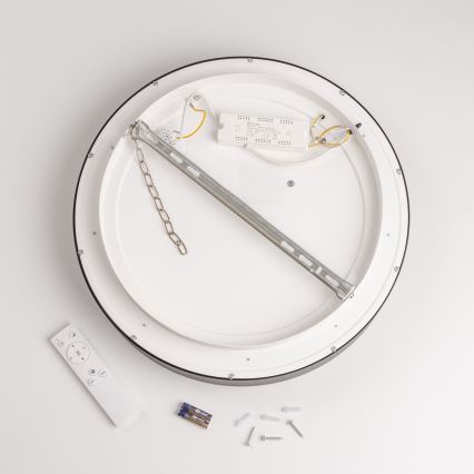 Brilagi - LED zatemnljivo stropno svetilo FALCON LED/80W/230V 3000-6500K premer 60 cm črna + daljinski upravljalnik