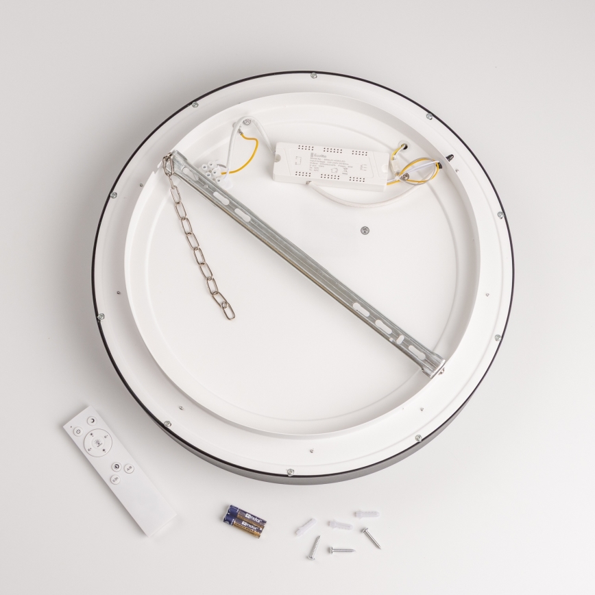 Brilagi - LED zatemnljivo stropno svetilo FALCON LED/80W/230V 3000-6500K premer 60 cm črna + daljinski upravljalnik