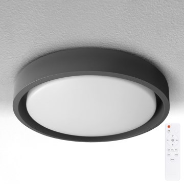 Brilagi - LED stropna svetilka z zatemnitvijo MATTEO LED/60W/230V 3000-6500K premer 51,5 cm črna + daljinski upravljalnik