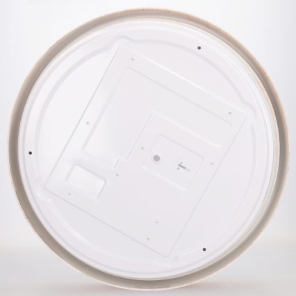 Brilagi - LED zatemnjiva stropna svetilka FLOCO LED/48W/230V 3000-6500K premer 40 cm lesni dekor/črna + daljinski upravljalnik