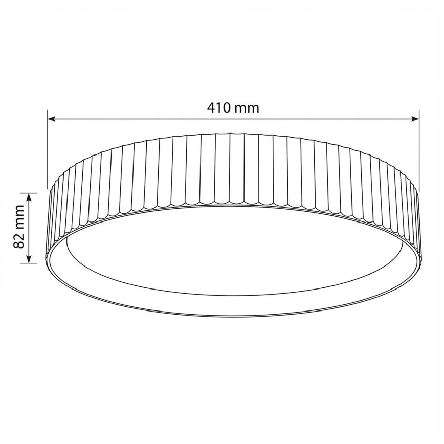 Brilagi - LED stropna svetilka LUCIA z možnostjo zatemnitve LED/48W/230V 3000-6500K premer 41 cm taupe + z daljinskim upravljalnikom