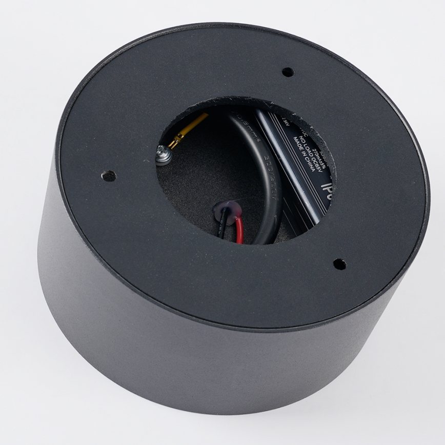 Brilagi - LED stropna svetilka za kopalnico FORIS LED/14W/230V, premer 12 cm, antracitna, IP44