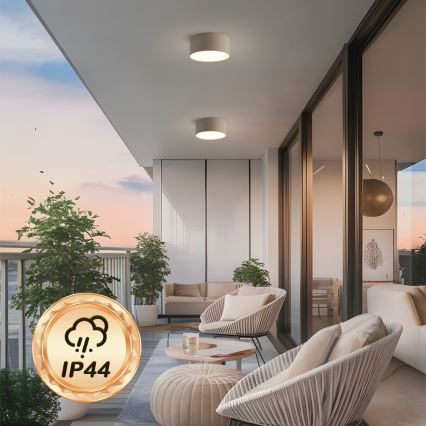 Brilagi - LED stropna svetilka za kopalnico FORIS LED/20W/230V Ø 15 cm bež IP44