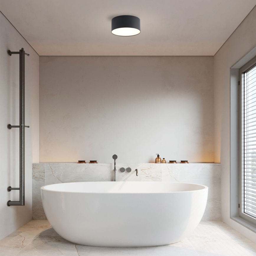 Brilagi - LED kopalniško stropno svetilo FORIS LED/20W/230V, premer 15 cm, črne barve, IP44