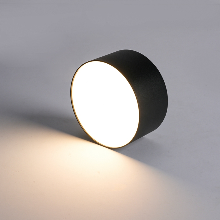 Brilagi - LED stropna svetilka za kopalnico FORIS LED/9W/230V Ø 9 cm črna IP44