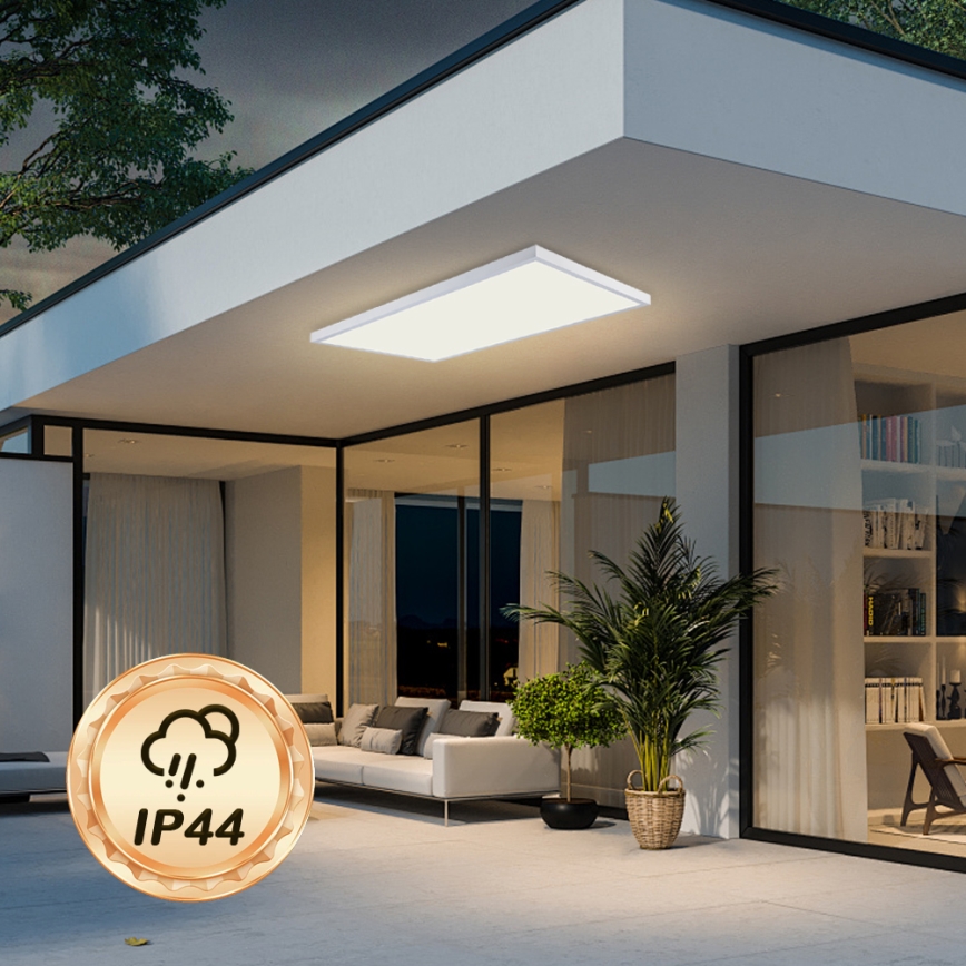 Brilagi - LED stropna svetilka za kopalnico FRAME LED/96W/230V 120x60 cm 3000/4000/6000K IP44 bela