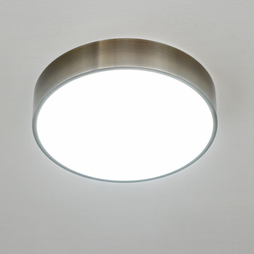 Brilagi - LED kopalniška stropna svetilka POOL LED/24W/230V 3000/4000/5500K premer 30 cm IP54 medenina