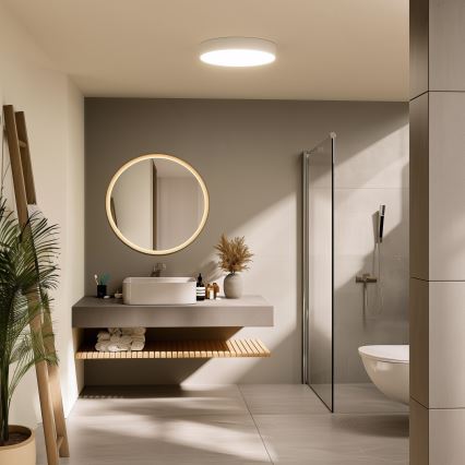 Brilagi - LED stropna svetilka za kopalnico POOL LED/36W/230V 3000/4000/5500K premer 40 cm IP54 bela