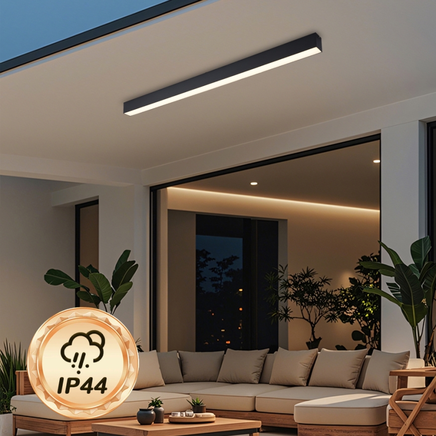 Brilagi - Stropna LED svetilka za kopalnico SLEEKLINE LED/40W/230V 3000/4500/6000K črna IP44