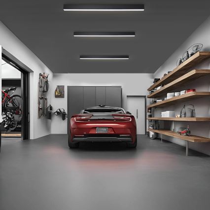 Brilagi - Stropna LED svetilka za kopalnico SLEEKLINE LED/40W/230V 3000/4500/6000K črna IP44