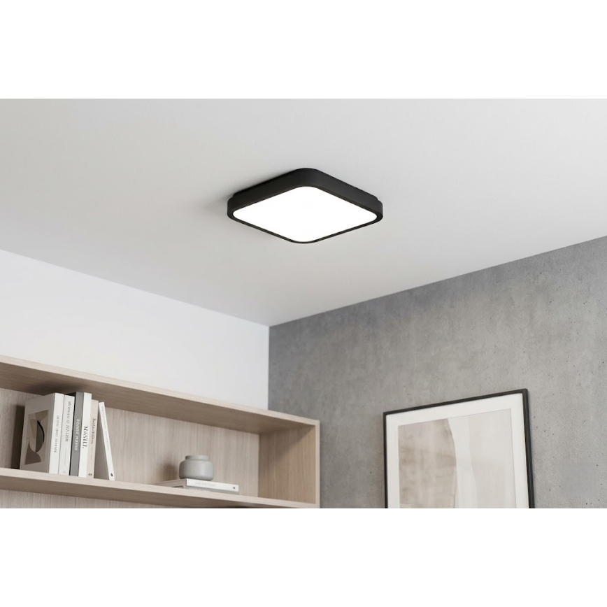 BRILAGI - LED kopalniško stropno svetilo ZENNA LED/36W/230V 41x41 cm IP44 črna