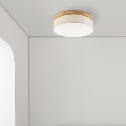 Brilagi - LED Stropna svjetiljka BELLADONNA LED/36W/230V promjer 40 cm krem/bukva
