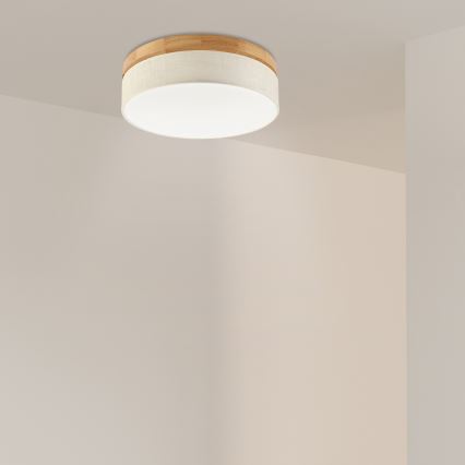 Brilagi - LED Stropna svjetiljka BELLADONNA LED/36W/230V promjer 40 cm krem/bukva