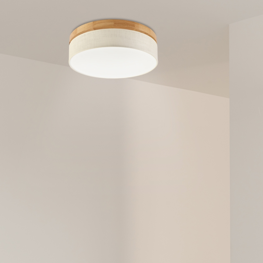 Brilagi - LED Stropna svjetiljka BELLADONNA LED/36W/230V promjer 40 cm krem/bukva