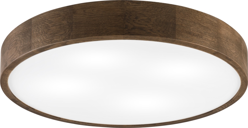Brilagi - LED Stropna svjetiljka CARVALHO 4xE27/60W/230V orah Ø 57,5 cm