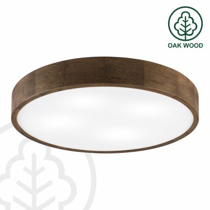 Brilagi - LED Stropna svjetiljka CARVALHO 4xE27/60W/230V orah Ø 57,5 cm