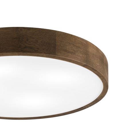 Brilagi - LED Stropna svjetiljka CARVALHO 4xE27/60W/230V orah Ø 57,5 cm