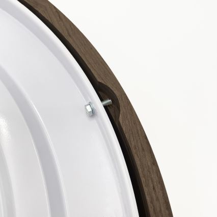 Brilagi - LED Stropna svjetiljka CARVALHO 4xE27/60W/230V orah Ø 57,5 cm