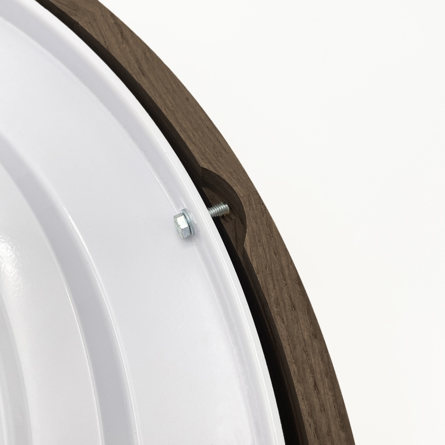 Brilagi - LED Stropna svjetiljka CARVALHO 4xE27/60W/230V orah Ø 57,5 cm
