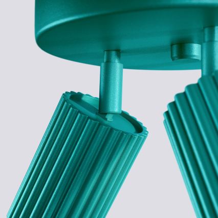 Brilagi - LED stropna točkovna svetilka CRESTO 3xGU10/10W/230V turkizna