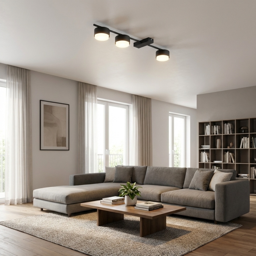 Brilagi - LED stropna točkovna svetilka MONO 3xGX53/30W/230V črna