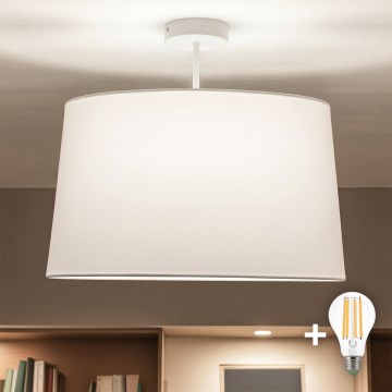 Brilagi - LED stropni lestenec CERIA 1xE27/60W/230V premer 45 cm bela