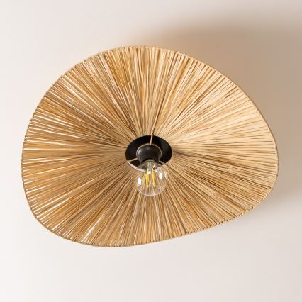 Brilagi - LED stropni lestenec CERIA BOHO, 1x E27/40W/230V, Ø 60 cm, rafija