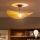 Brilagi - LED stropni lestenec CERIA BOHO 1xE27/60W/230V Ø 60 cm črna/bež