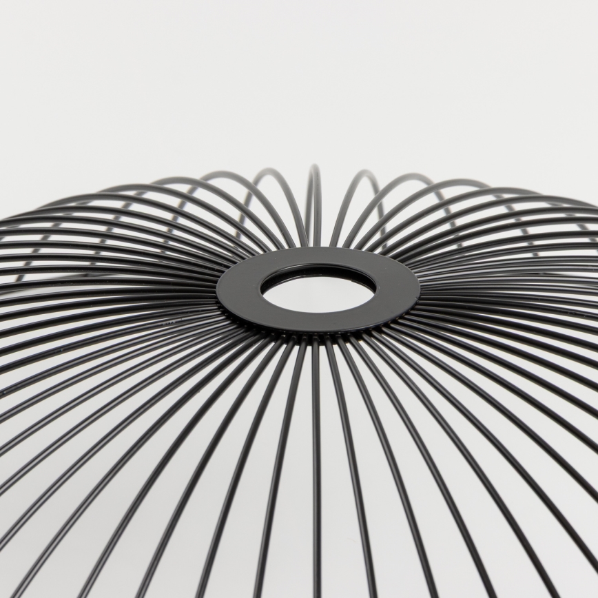 Brilagi - LED stropni lestenec CERIA WIRE 1xE27/40W/230V premer 60 cm črna/hrast