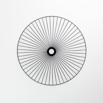 Brilagi - LED stropni lestenec CERIA WIRE 1xE27/40W/230V premer 60 cm črna/hrast