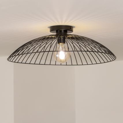 Brilagi - LED stropni lestenec CERIA WIRE 1xE27/40W/230V Ø 60 cm črna