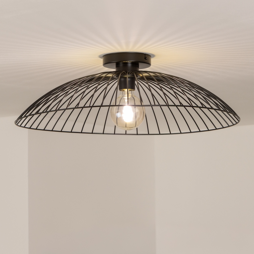 Brilagi - LED stropni lestenec CERIA WIRE 1xE27/40W/230V Ø 60 cm črna