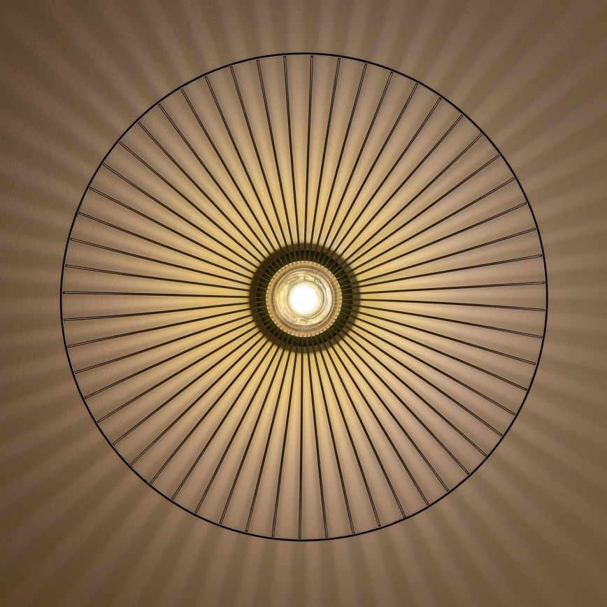 Brilagi - LED stropni lestenec CERIA WIRE 1xE27/40W/230V Ø 60 cm črna