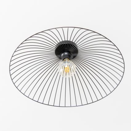 Brilagi - LED stropni lestenec CERIA WIRE 1xE27/40W/230V Ø 60 cm črna